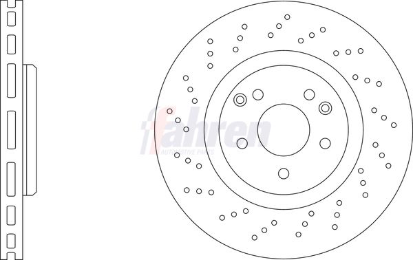 Fahren FBD6477 Brake Disc - 1