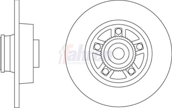 Fahren FBD6479 Brake Disc - 1