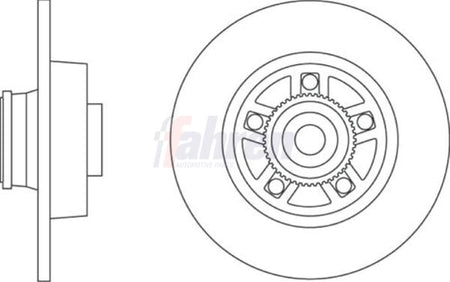 Fahren FBD6479 Brake Disc - 1