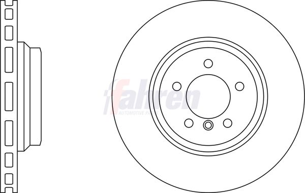 Fahren FBD6487 Brake Disc - 1