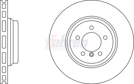 Fahren FBD6487 Brake Disc - 1