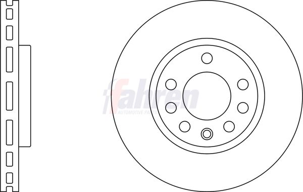 Fahren FBD6503 Brake Disc - 1