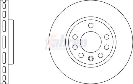 Fahren FBD6503 Brake Disc - 1