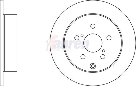 Fahren FBD6509 Brake Disc - 1