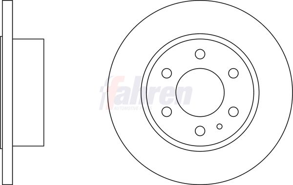 Fahren FBD6514 Brake Disc - 1