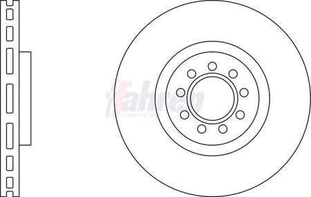 Fahren FBD6515 Brake Disc - 1