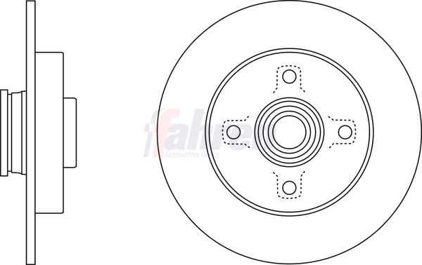 Fahren FBD6524 Brake Disc - 2