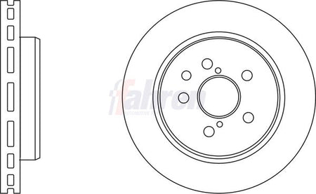 Fahren FBD6525 Brake Disc - 1