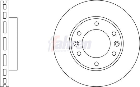 Fahren FBD6531 Brake Disc - 1
