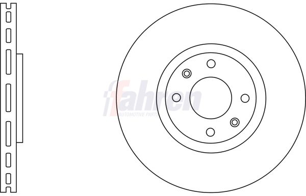 Fahren FBD6534 Brake Disc - 1