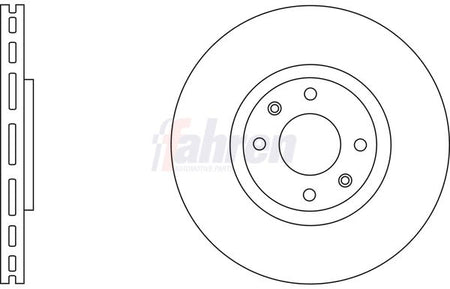 Fahren FBD6534 Brake Disc - 1