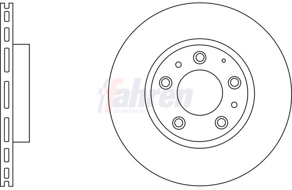Fahren FBD6543 Brake Disc - 1
