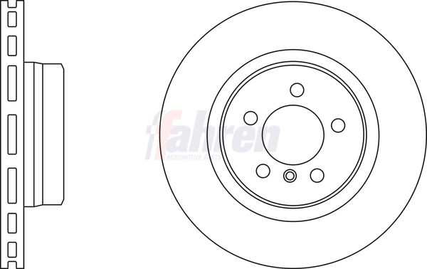 Fahren FBD6548 Brake Disc - 1