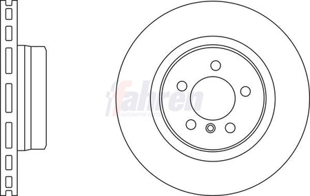 Fahren FBD6548 Brake Disc - 1