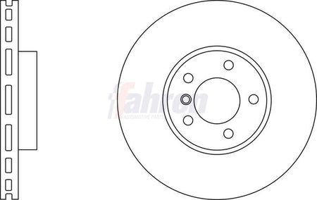Fahren FBD6550 Brake Disc - 1