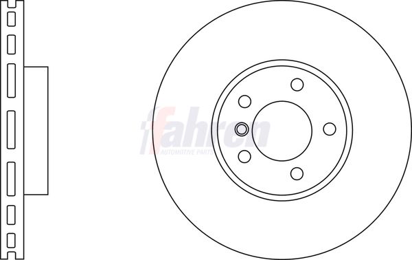 Fahren FBD6550 Brake Disc - 1