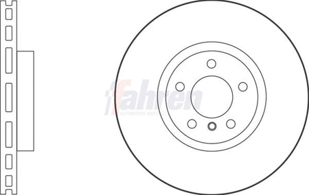 Fahren FBD6551 Brake Disc - 1