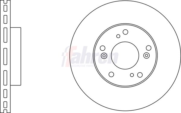 Fahren FBD6561 Brake Disc - 1