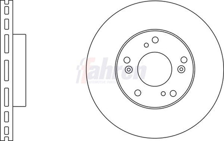 Fahren FBD6561 Brake Disc - 1
