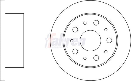 Fahren FBD6566 Brake Disc - 1