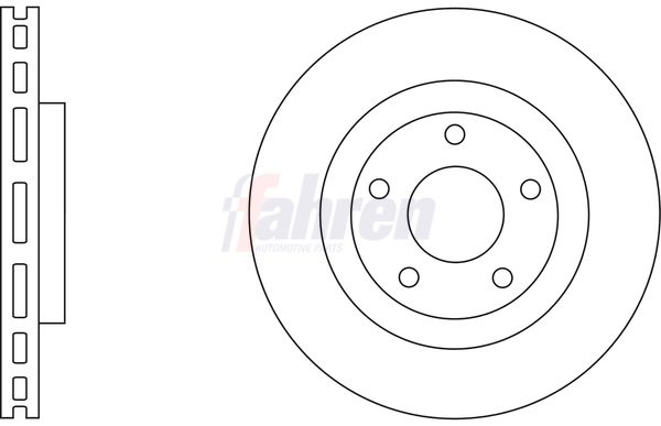 Fahren FBD6572 Brake Disc - 1