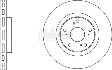 Fahren FBD6581 Brake Disc - 1