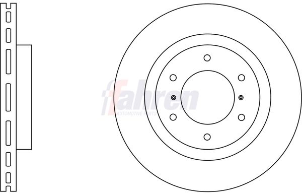 Fahren FBD6591 Brake Disc - 1