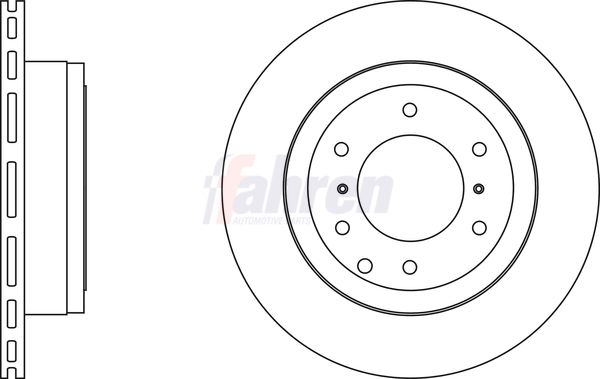Fahren FBD6592 Brake Disc - 1