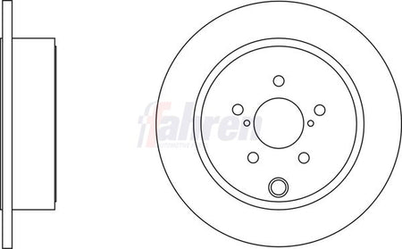Fahren FBD6594 Brake Disc - 1
