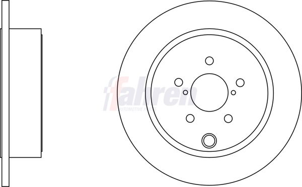 Fahren FBD6594 Brake Disc - 1