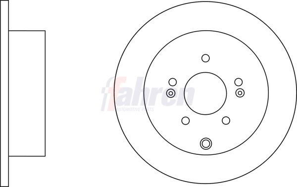 Fahren FBD6602 Brake Disc - 1