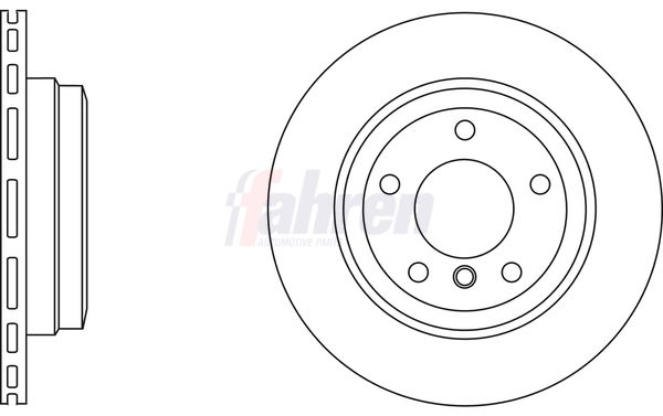 Fahren FBD6611 Brake Disc - 1