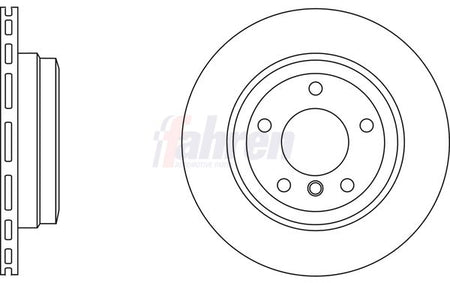 Fahren FBD6611 Brake Disc - 1
