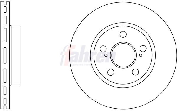 Fahren FBD6620 Brake Disc - 1