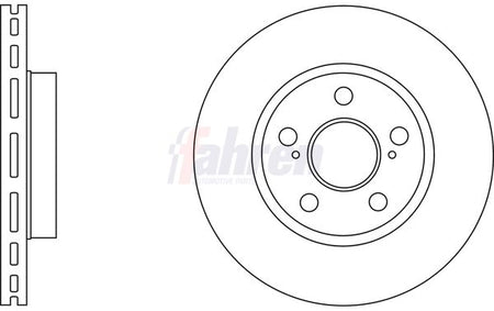 Fahren FBD6620 Brake Disc - 1