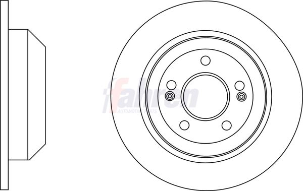 Fahren FBD6628 Brake Disc - 1