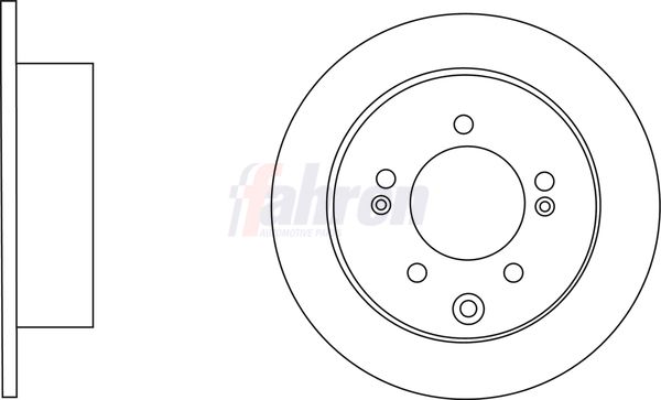 Fahren FBD6630 Brake Disc - 1