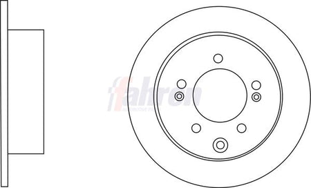 Fahren FBD6630 Brake Disc - 1