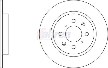Fahren FBD6631 Brake Disc - 1