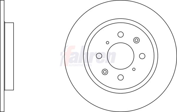 Fahren FBD6631 Brake Disc - 1