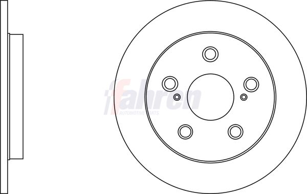 Fahren FBD6634 Brake Disc - 1