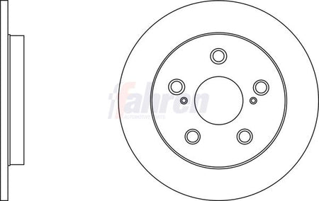 Fahren FBD6634 Brake Disc - 1