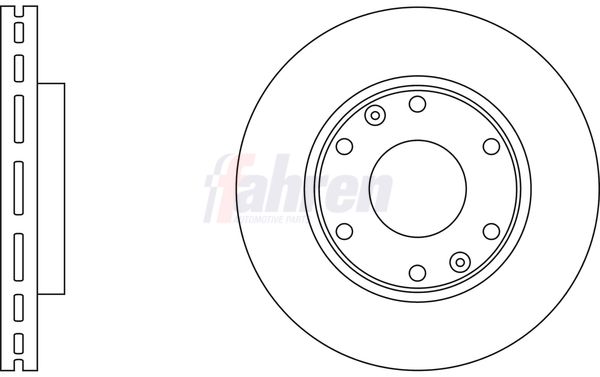 Fahren FBD6638 Brake Disc - 1
