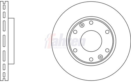 Fahren FBD6638 Brake Disc - 1
