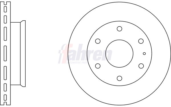 Fahren FBD6648 Brake Disc - 1