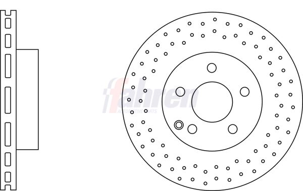 Fahren FBD6649 Brake Disc - 1