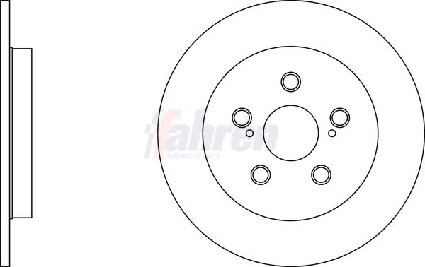 Fahren FBD6651 Brake Disc - 1