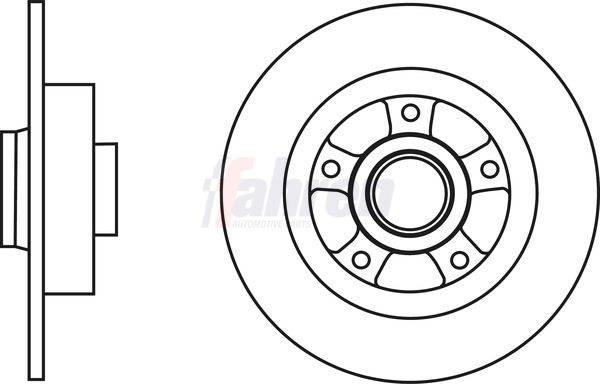 Fahren FBD6655 Brake Disc - 1