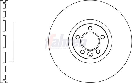Fahren FBD6660 Brake Disc - 1