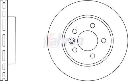 Fahren FBD6667 Brake Disc - 1